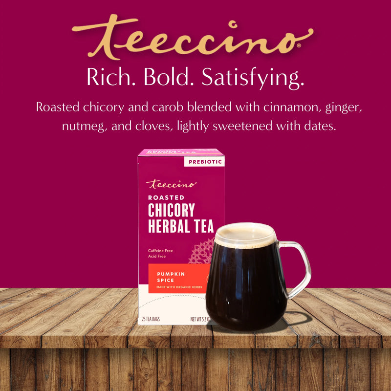 Load image into Gallery viewer, Teeccino - Pumpkin Spice Roasted Herbal Tea
