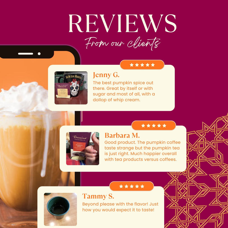 Load image into Gallery viewer, Teeccino - Pumpkin Spice Roasted Herbal Tea

