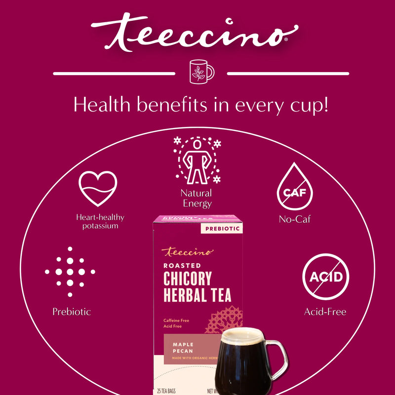 Load image into Gallery viewer, Teeccino - Maple Pecan Roasted Herbal Tea
