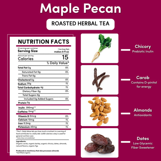 Teeccino - Maple Pecan Roasted Herbal Tea