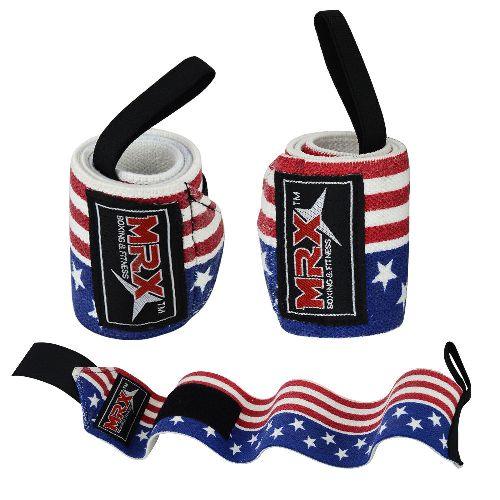 MRX - Weight Lifting Wrist Wraps Bodybuilding Gym Training Lifting Wrap Straps