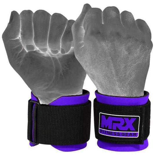 MRX - Weight Lifting Wrist Straps Lifting Wrap Gym Bodybuilding Workout