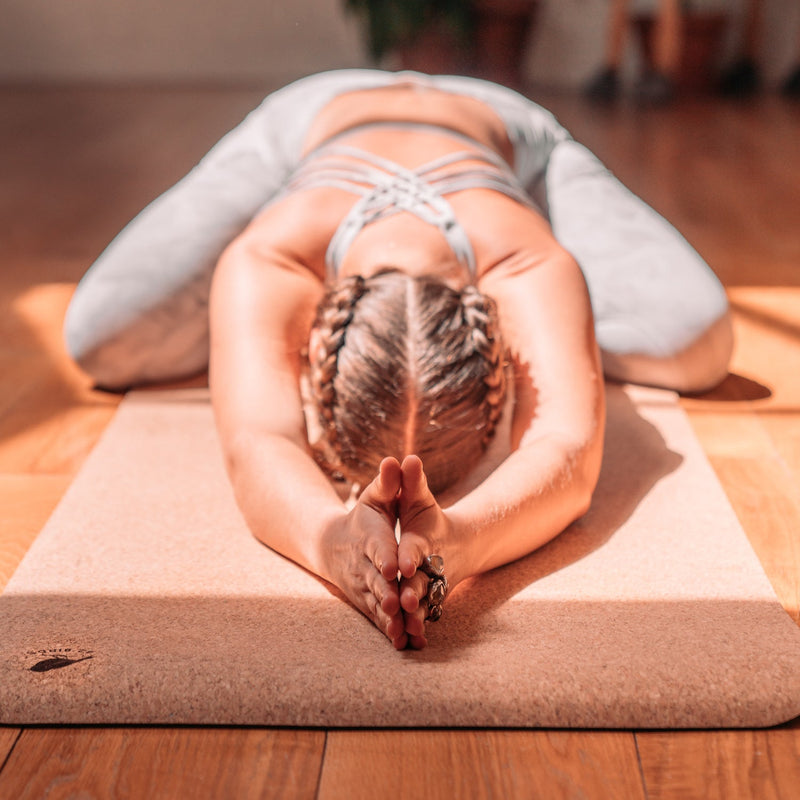 Load image into Gallery viewer, 42 Birds - Cork Lightweight Yoga Mat “The Robin”
