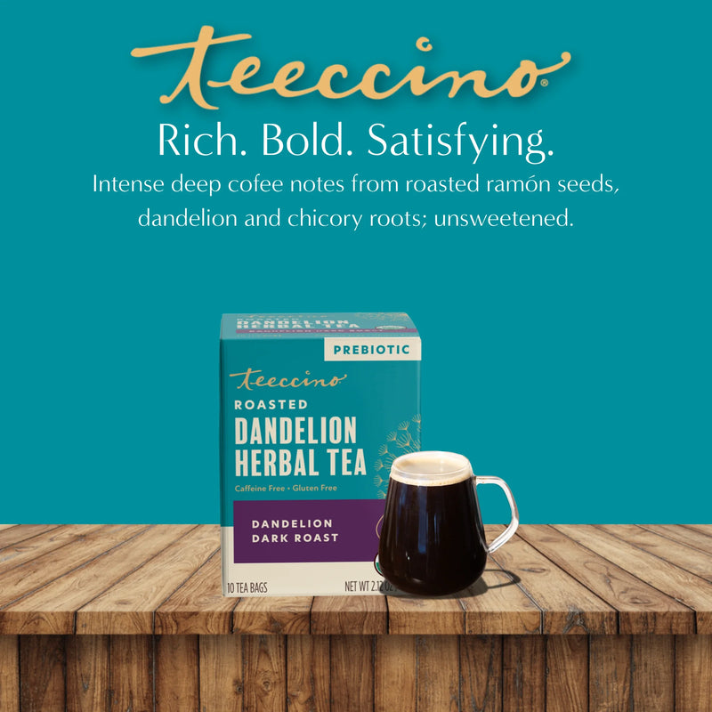 Load image into Gallery viewer, Teeccino - Dandelion Dark Roast Roasted Herbal Tea
