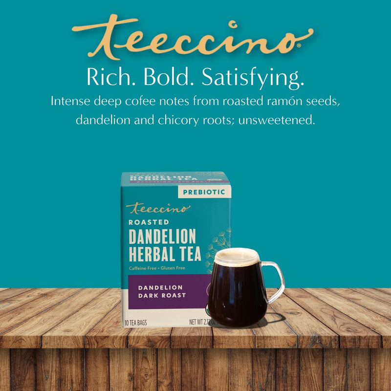 Load image into Gallery viewer, Teeccino - Dandelion Dark Roast Roasted Herbal Tea
