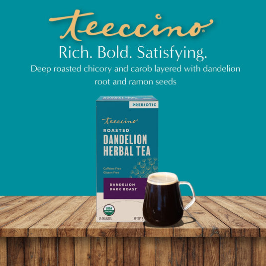 Teeccino - Dandelion Dark Roast Roasted Herbal Tea
