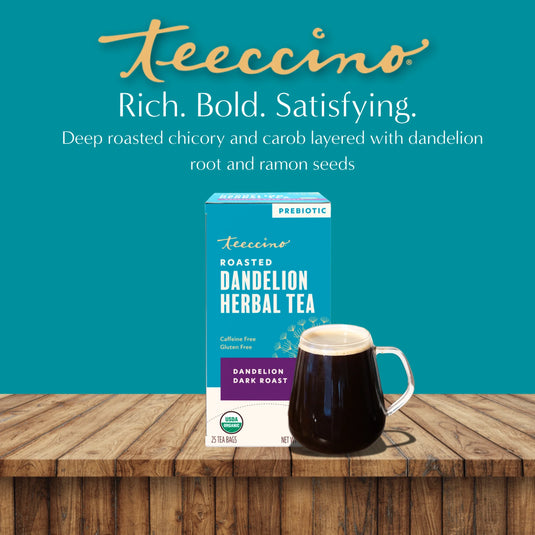 Teeccino - Dandelion Dark Roast Roasted Herbal Tea