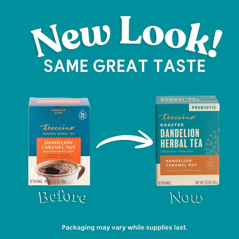 Load image into Gallery viewer, Teeccino - Dandelion Caramel Nut Roasted Herbal Tea
