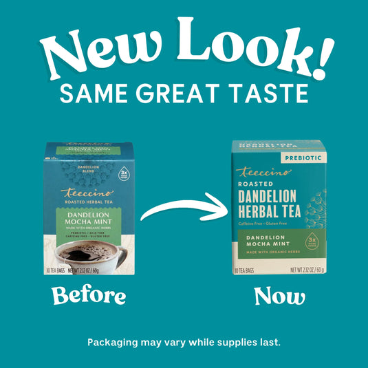 Teeccino - Dandelion Mocha Mint Roasted Herbal Tea