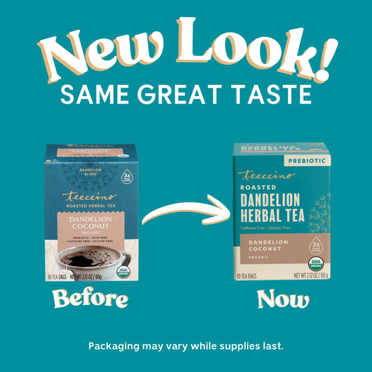 Teeccino - Dandelion Coconut Roasted Herbal Tea