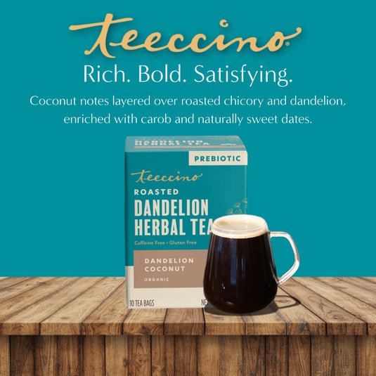 Teeccino - Dandelion Coconut Roasted Herbal Tea