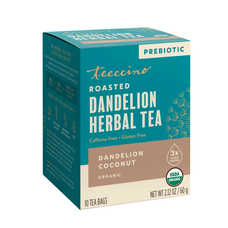 Load image into Gallery viewer, Teeccino - Dandelion Coconut Roasted Herbal Tea
