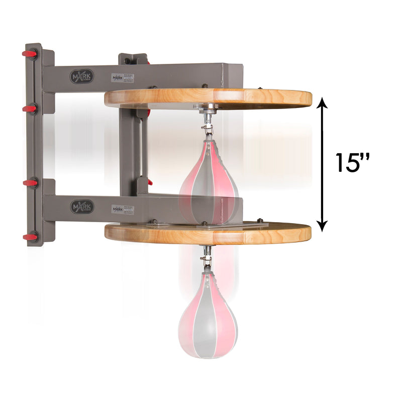 Load image into Gallery viewer, XMARK - Wall Mounted Speed Bag Platform with Shackle Swivel for MMA and Boxing
