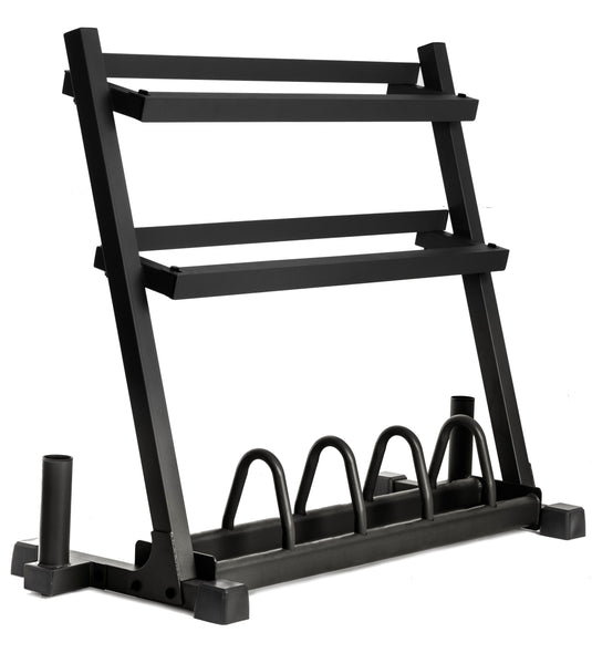 XMARK - All-In-One Storage Solution, Dumbbells, Weight Plates and Barbells