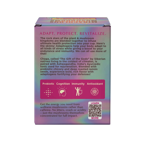 Teeccino - Chaga Ashwagandha Butterscotch Cream Mushroom Herbal Tea