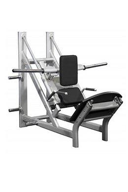 Muscle D Fitness - 45 Degree Linear Calf Hack Machine - Integrated Storage