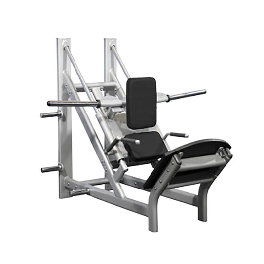 Muscle D Fitness - 45 Degree Linear Calf Hack Machine - Integrated Storage
