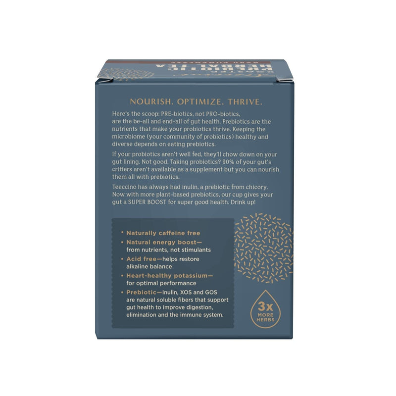 Load image into Gallery viewer, Teeccino - Dark Chocolate Prebiotic SuperBoost Herbal Tea
