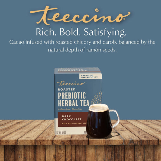 Teeccino - Dark Chocolate Prebiotic SuperBoost Herbal Tea