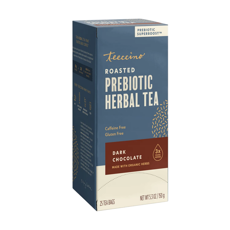 Load image into Gallery viewer, Teeccino - Dark Chocolate Prebiotic SuperBoost Herbal Tea
