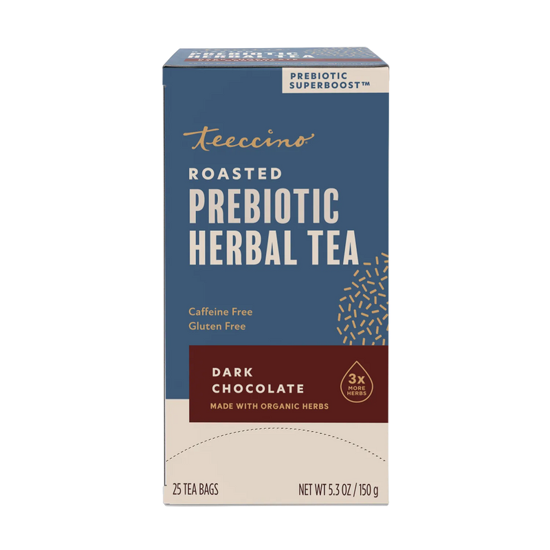 Load image into Gallery viewer, Teeccino - Dark Chocolate Prebiotic SuperBoost Herbal Tea
