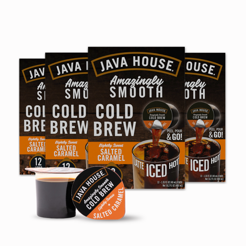 Load image into Gallery viewer, Java House - Cold Brew Coffee Pods - Salted Caramel - Lightly Sweet / 48 Count
