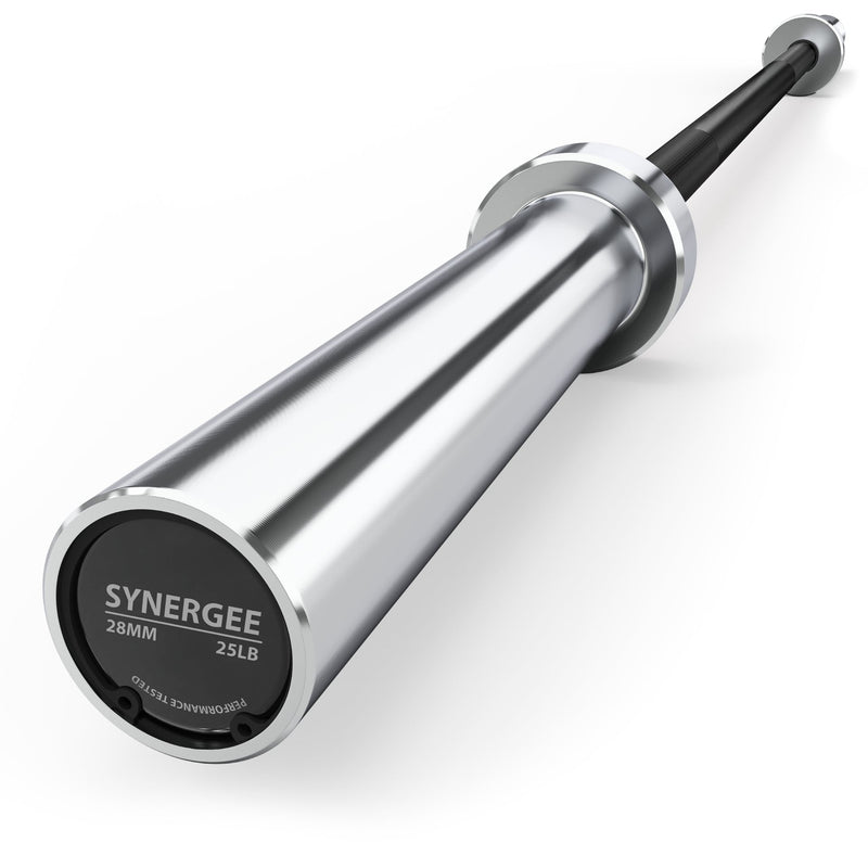 Load image into Gallery viewer, Synergee - 20 lb / 25 lb Olympic Barbell (4 ft / 4'8")
