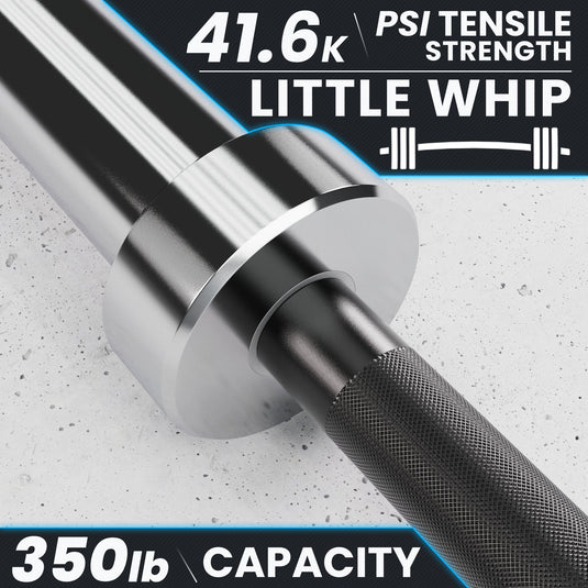 Synergee - 20 lb / 25 lb Olympic Barbell (4 ft / 4'8")