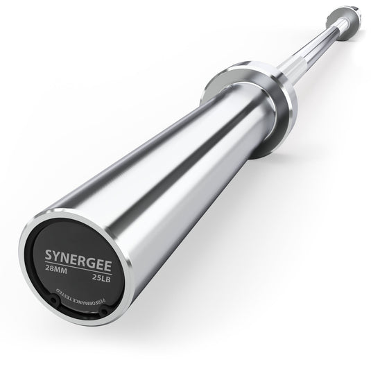 Synergee - 20 lb / 25 lb Olympic Barbell (4 ft / 4'8")