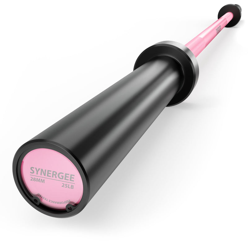 Load image into Gallery viewer, Synergee - 20 lb / 25 lb Olympic Barbell (4 ft / 4'8")
