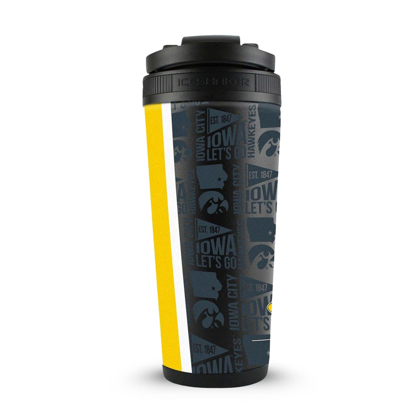 Load image into Gallery viewer, Ice Shaker - Officially Licensed University of Iowa 26oz Ice Shaker

