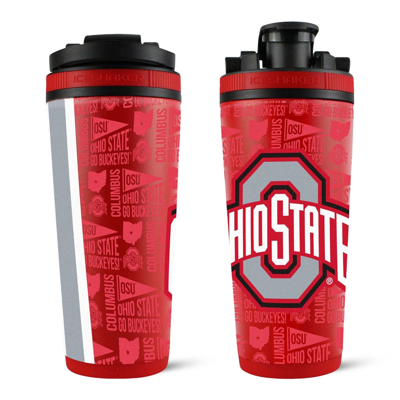 Load image into Gallery viewer, Ice Shaker - Officially Licensed Ohio State 26oz Ice Shaker

