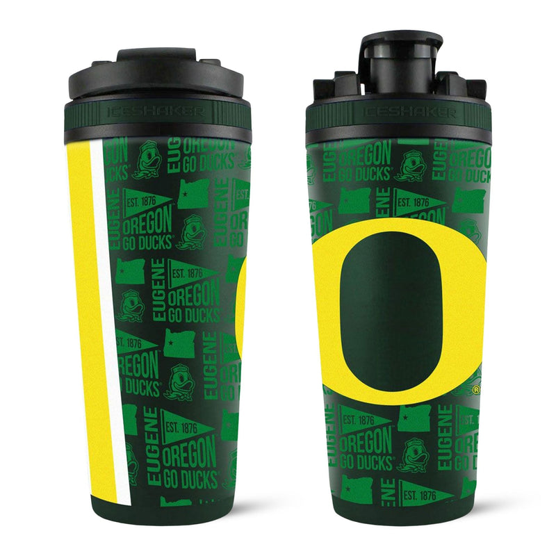 Load image into Gallery viewer, Ice Shaker - Officially Licensed University of Oregon 26oz Ice Shaker

