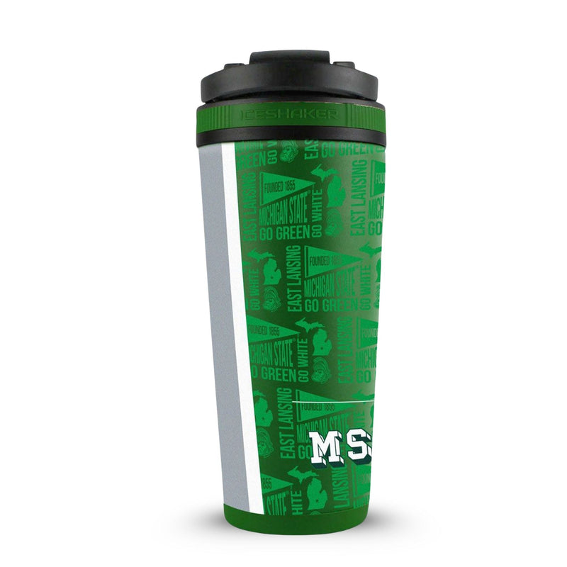 Load image into Gallery viewer, Ice Shaker - Officially Licensed Michigan State 26oz Ice Shaker
