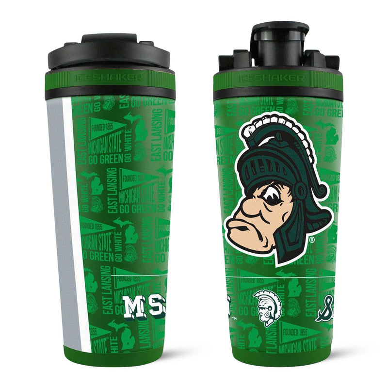 Load image into Gallery viewer, Ice Shaker - Officially Licensed Michigan State 26oz Ice Shaker
