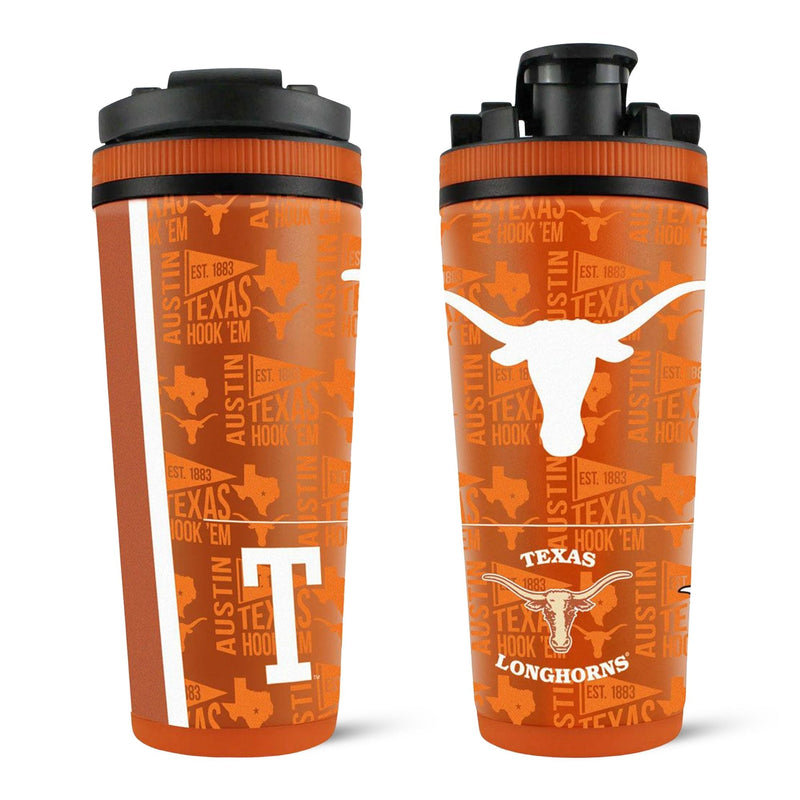 Load image into Gallery viewer, Ice Shaker - Officially Licensed University of Texas 26oz Ice Shaker
