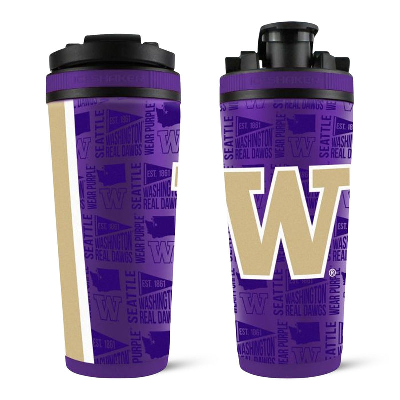 Load image into Gallery viewer, Ice Shaker - Officially Licensed University of Washington 26oz Ice Shaker
