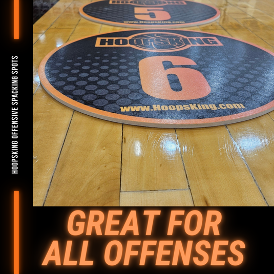HoopsKing - Offensive Spacing Training Spot Markers | 16"