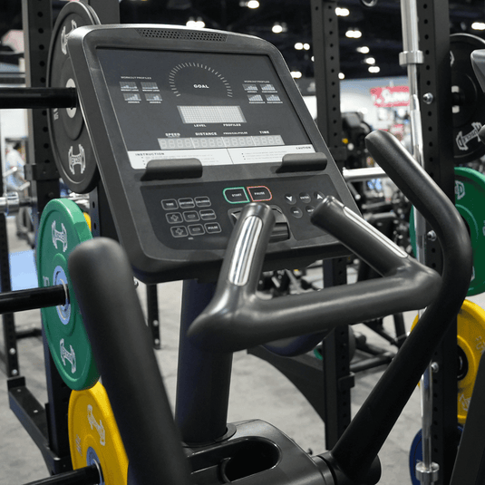 Muscle D Fitness - Commercial Elliptical Trainer - LED Screen - Cardio Machine - Standalone