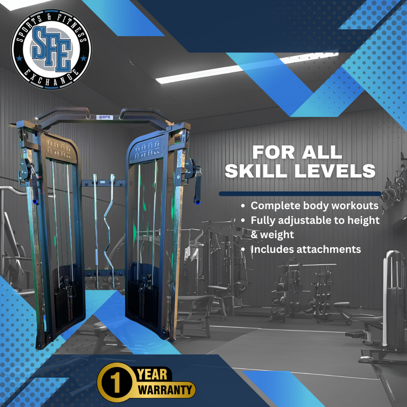 Load image into Gallery viewer, SFE - Commercial Functional Trainer with 250lb weight stacks (New)
