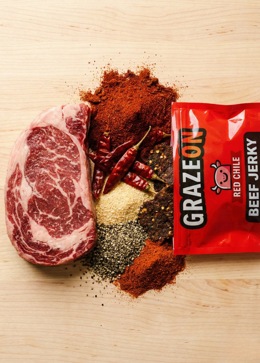 GrazeOn - Red Chile Beef Crisps (2 oz)
