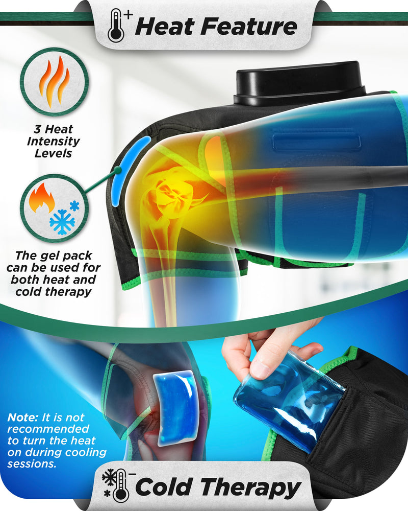 Load image into Gallery viewer, LX4 KNEE COMPRESSION MASSAGER GREEN
