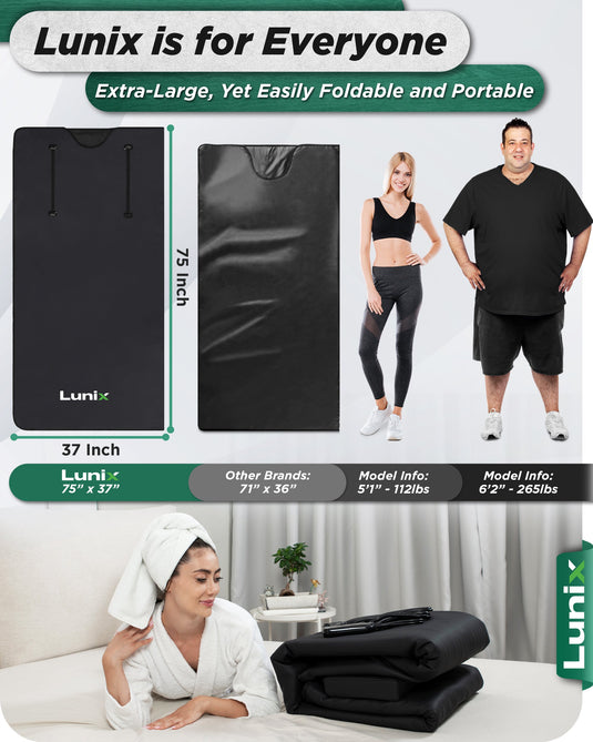 Lunix - LX17 Infrared Sauna Blanket