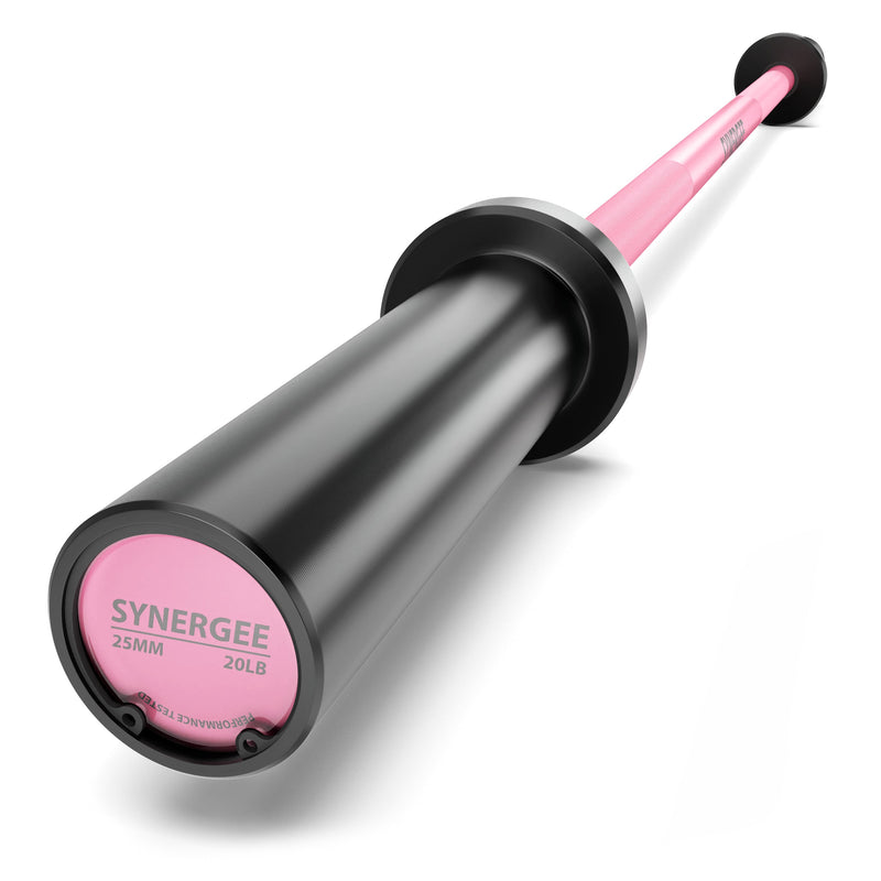 Load image into Gallery viewer, Synergee - 20 lb / 25 lb Olympic Barbell (4 ft / 4'8")

