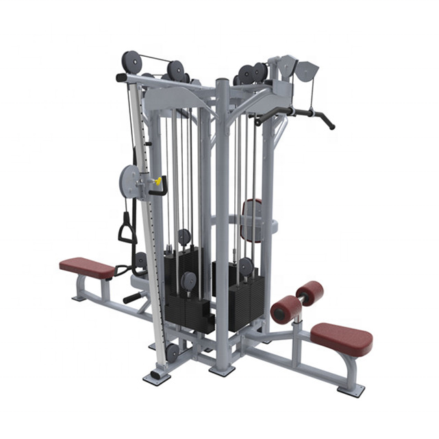Load image into Gallery viewer, SFE - Commercial 4 Station Jungle Gym Machine with (4) Weight Stacks (New)
