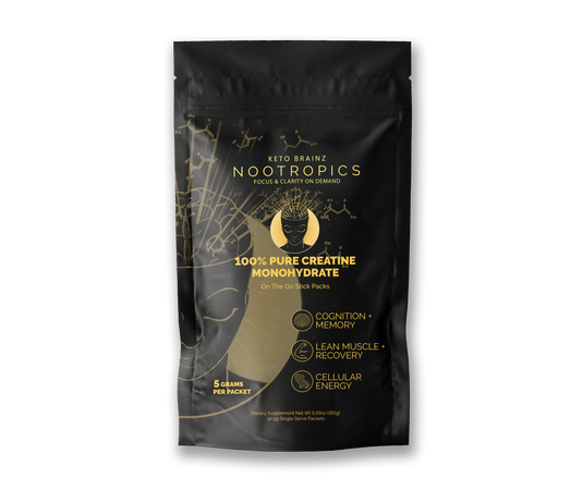 Keto Brainz Nootropics - Keto Brainz Nootropic Creatine Travel Packs Pre-Order