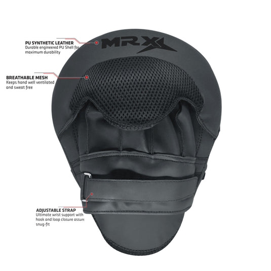 MRX - Boxing Hook & Jab Pads MMA Focus Punching Mitts Training kickboxing
