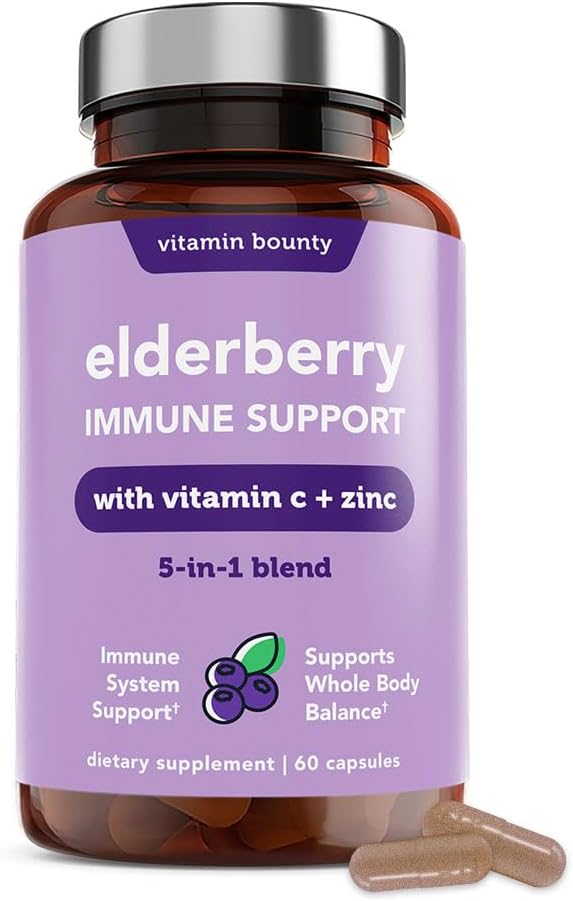 Load image into Gallery viewer, Vitamin Bounty - Elderberry Immune Support - Vitamins &amp; Supplements
