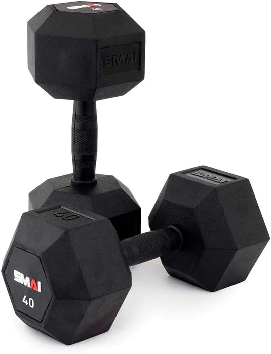 SMAI - Rubber Hex Dumbbells (Pair)
