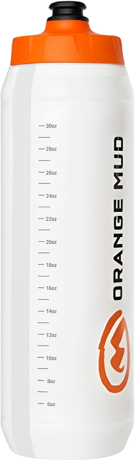 Orange Mud Running Water Bottle